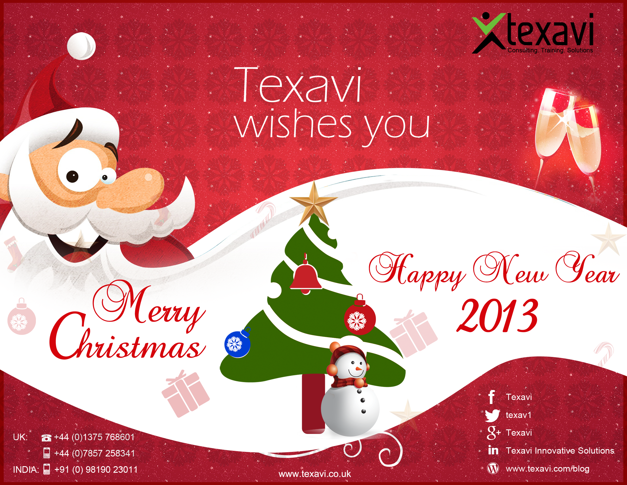 Texavi wishes you a Happy New Year 2013