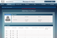 Research Hub - Add Contract